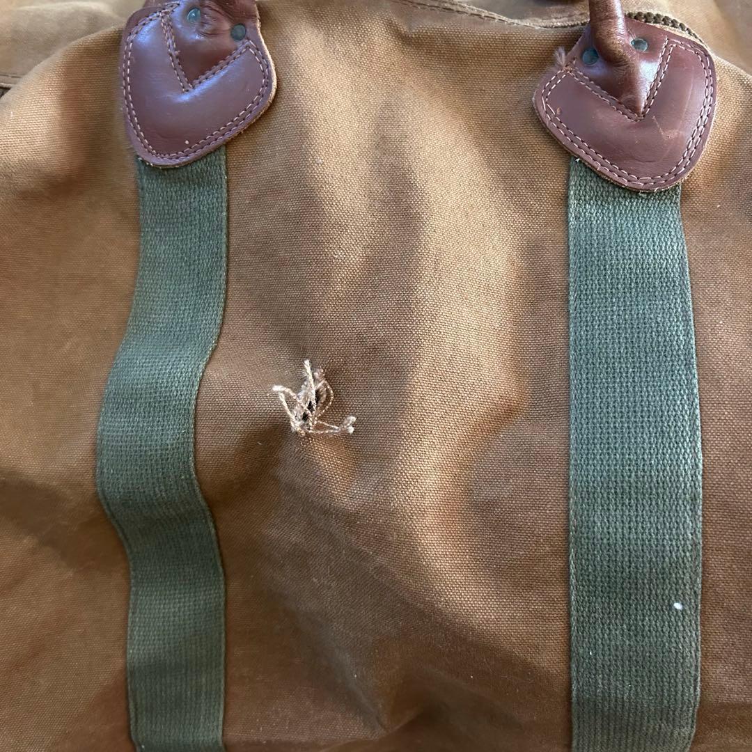 7080s LL.BEAN Boston bagレザーハンドル ギザタグワッペン