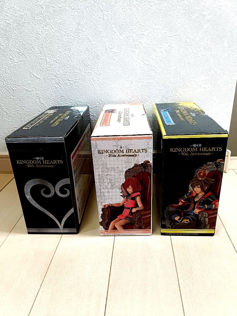 キングダムハーツ　20周年フィギュア　ソラ&カイリ&ソラ(ラストワンヨレ)セット