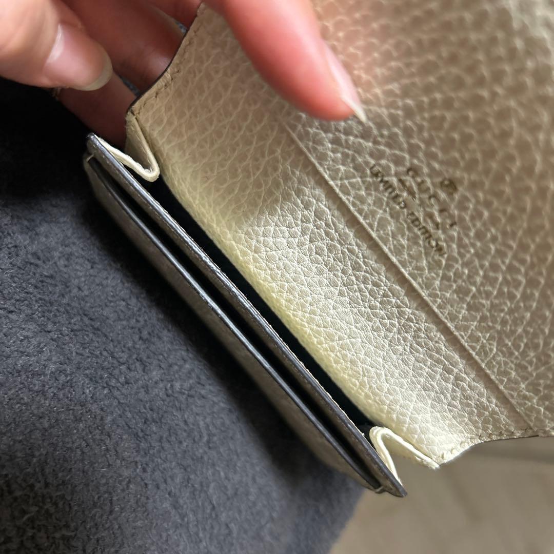 GUCCI GGパターン 名刺入れ ホワイト