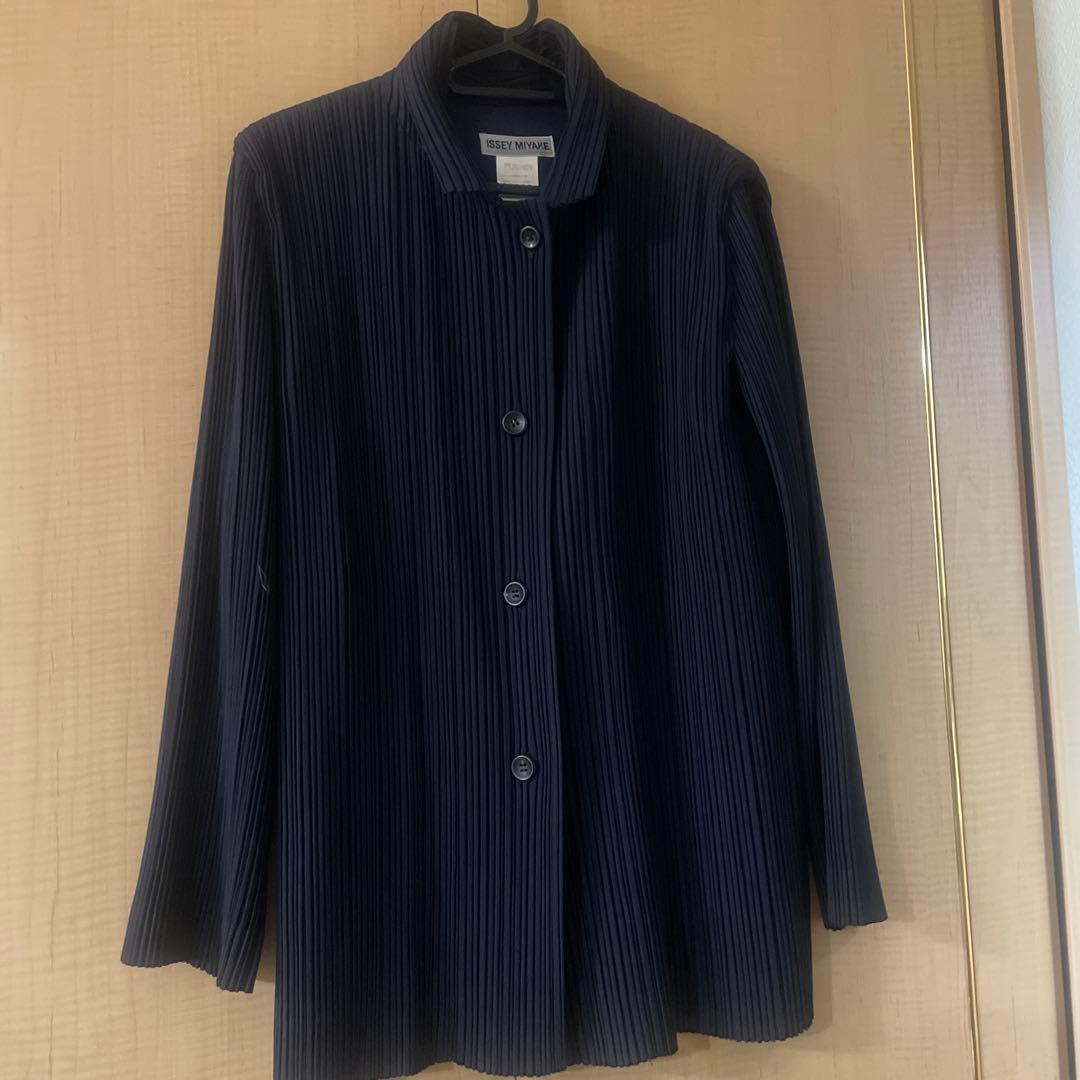 【洗濯機可】ISSEY MIYAKE /イッセイ ミヤケ　プリーツジャケット