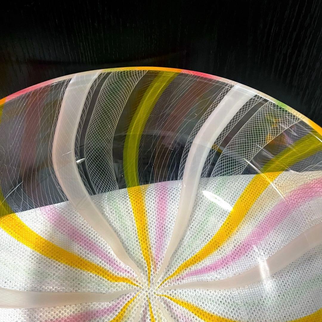 マルティグラス Multi Glass ガラス工芸 置物 食器 皿 レース加工