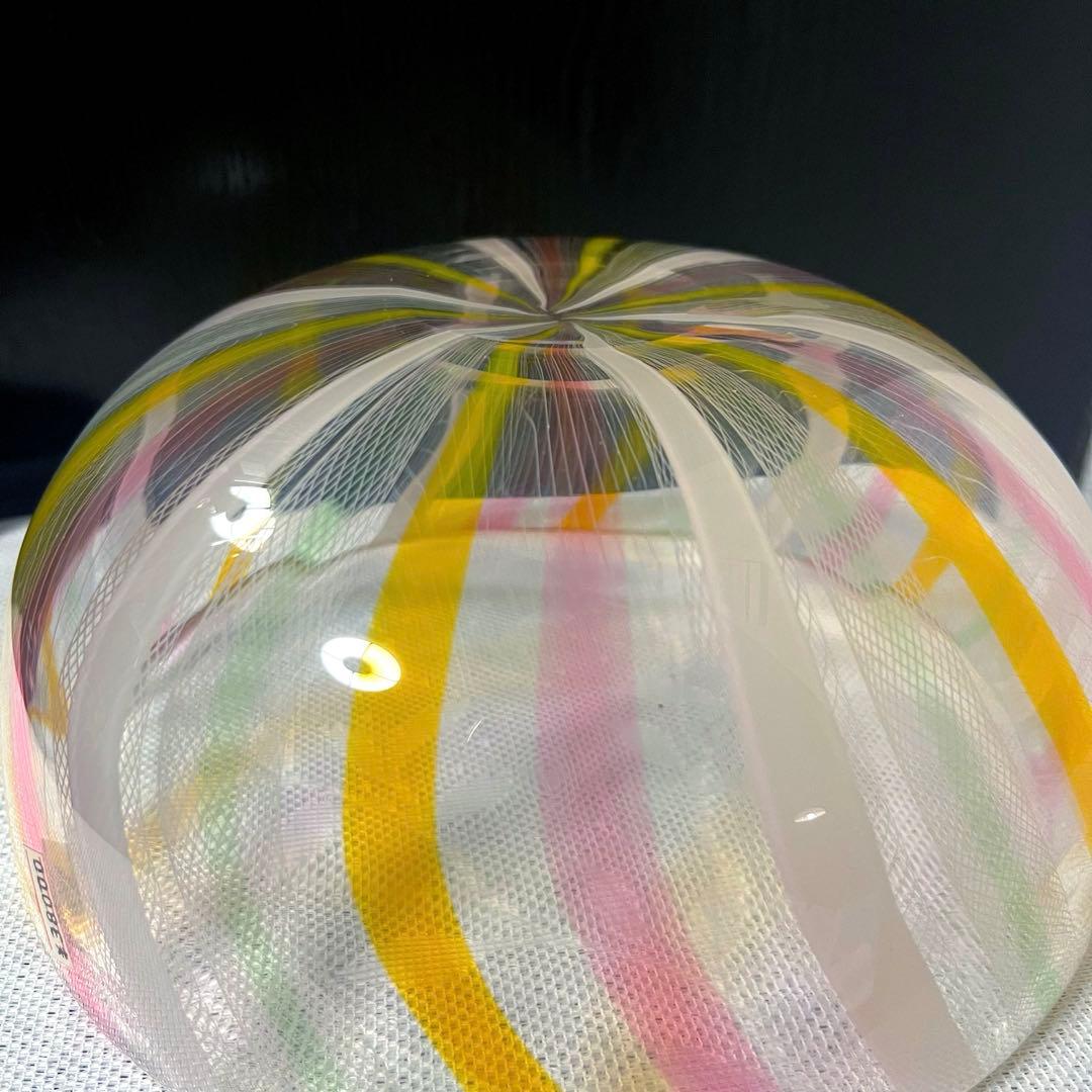 マルティグラス Multi Glass ガラス工芸 置物 食器 皿 レース加工
