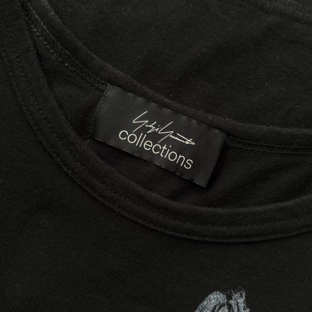 Yohji Yamamoto カリグラフィー 黒 Tシャツ　ヨウジヤマモト