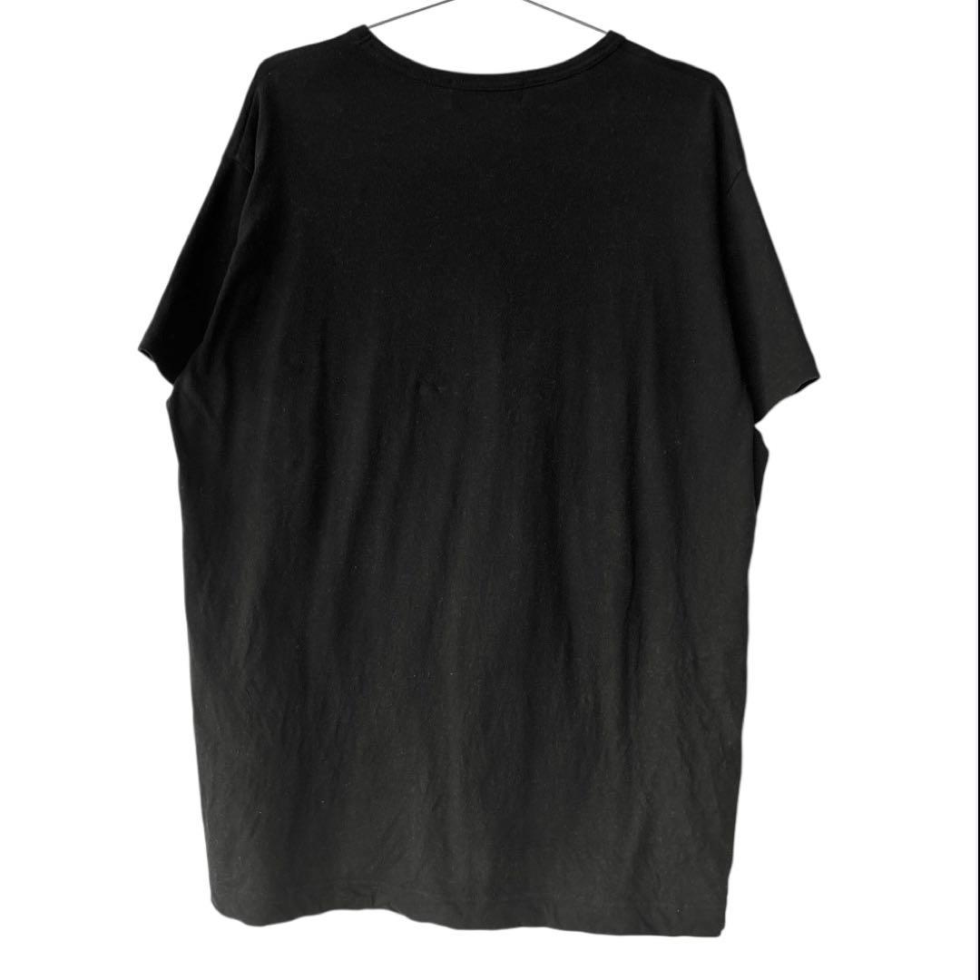 Yohji Yamamoto カリグラフィー 黒 Tシャツ　ヨウジヤマモト