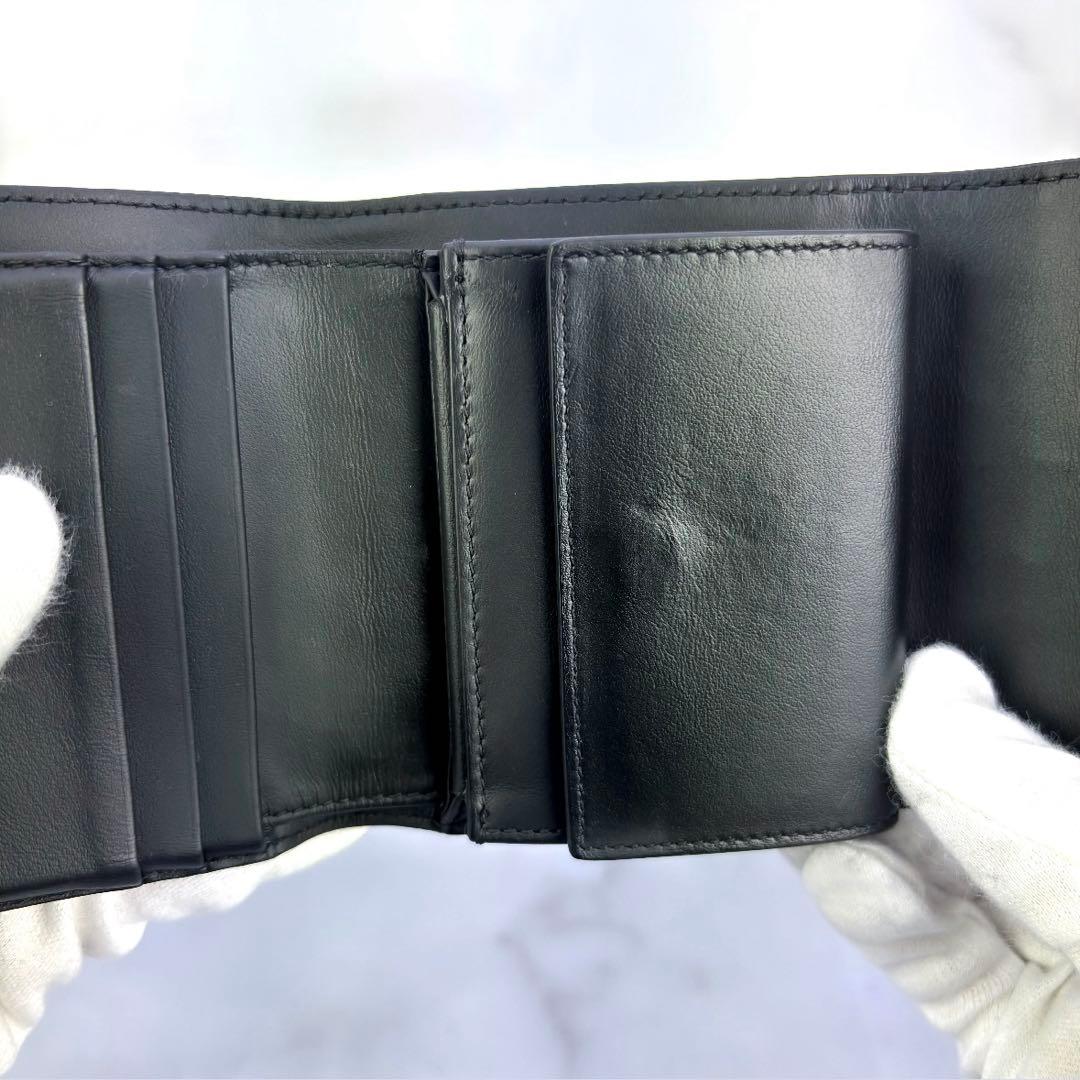 【極美✨】 CELINE スモール フラップウォレット トリオンフ ブラック