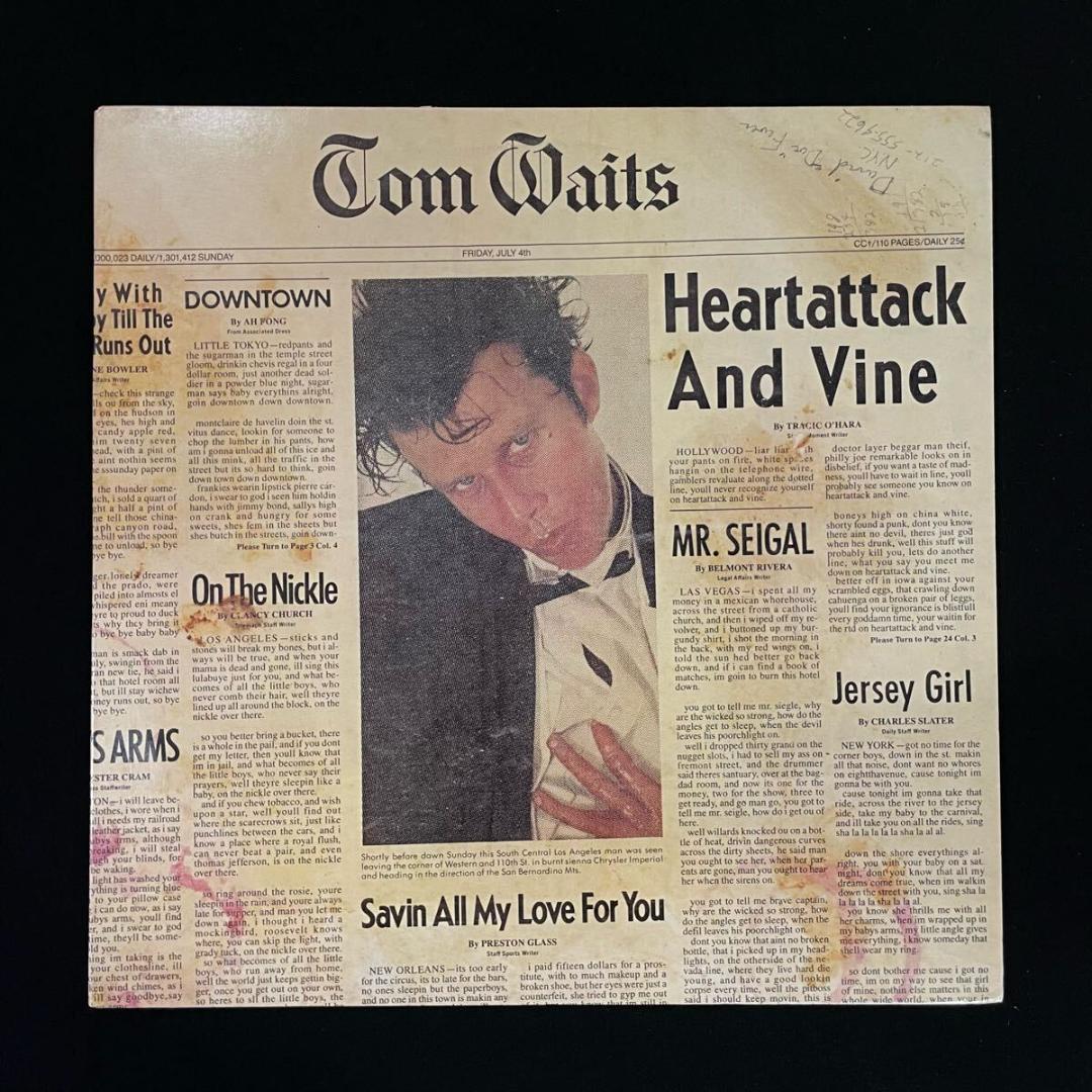 TOM WAITS Heartattack And Vine LP トムウェイツ
