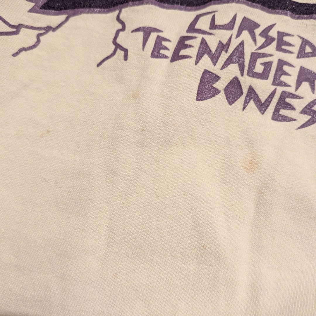 p*様 【М】OLD STUSSY スカル プリント Tシャツ 黒タグ メキシコ
