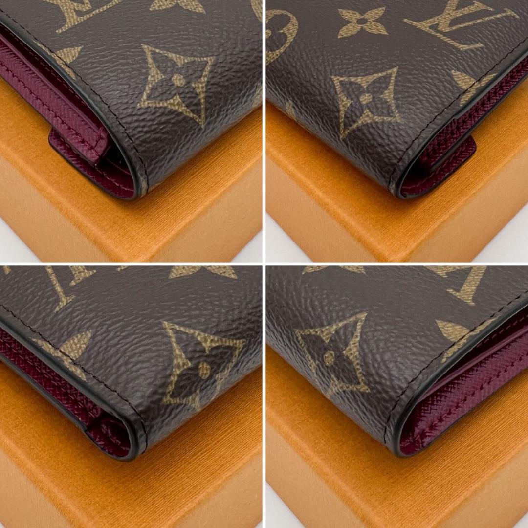 【使用わずか IC搭載】ヴィトン モノグラム ヴィクトリーヌ フューシャ 財布