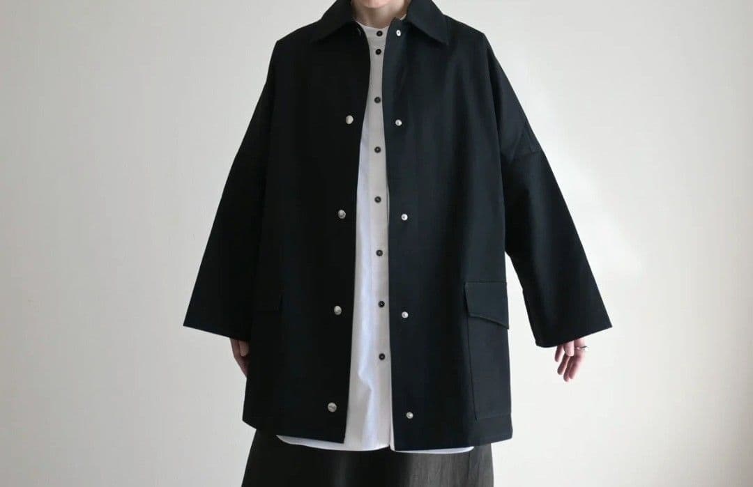 【TOTEME】WASHED COTTON JACKET 黒