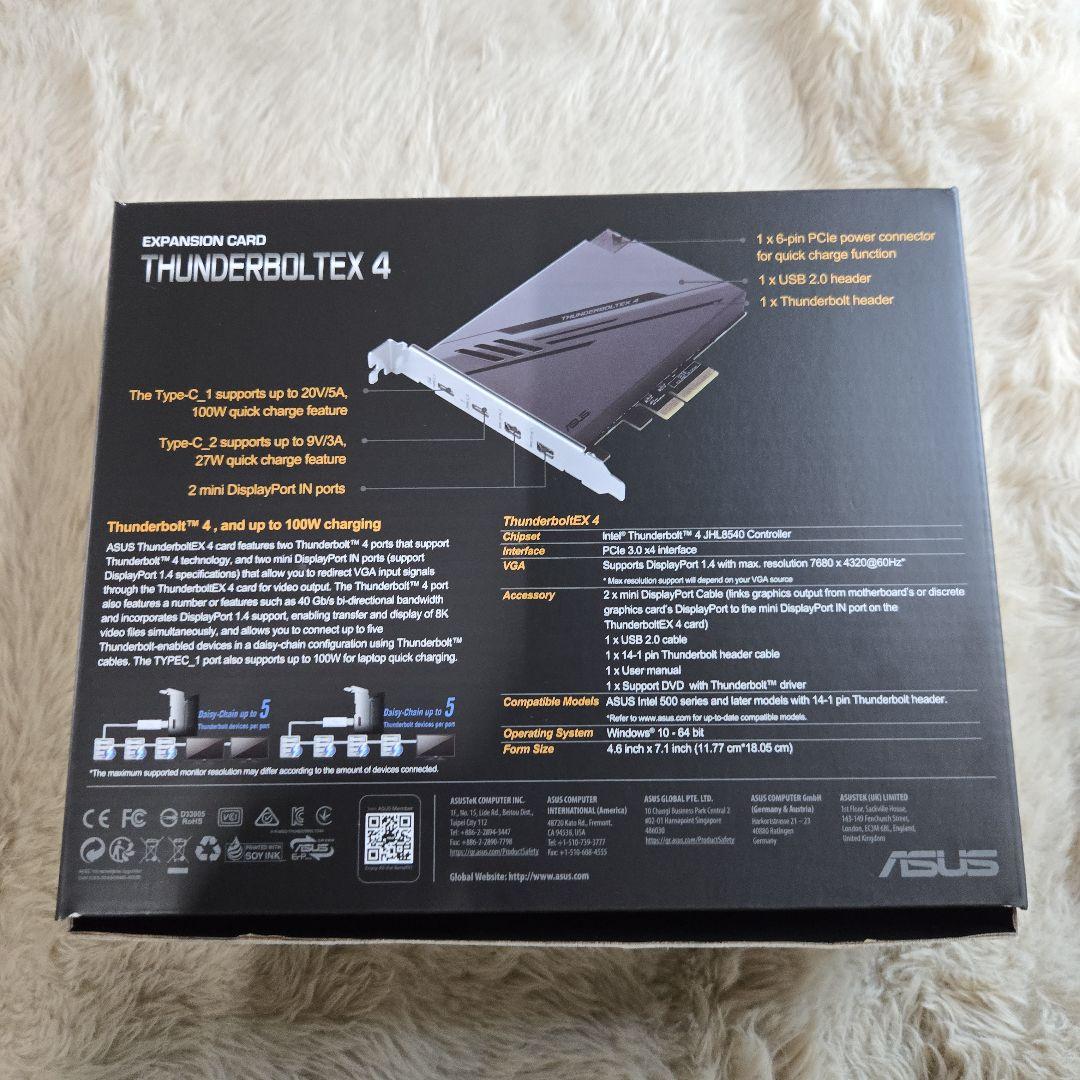ASUS THUNDERBOLTex 4 拡張カード