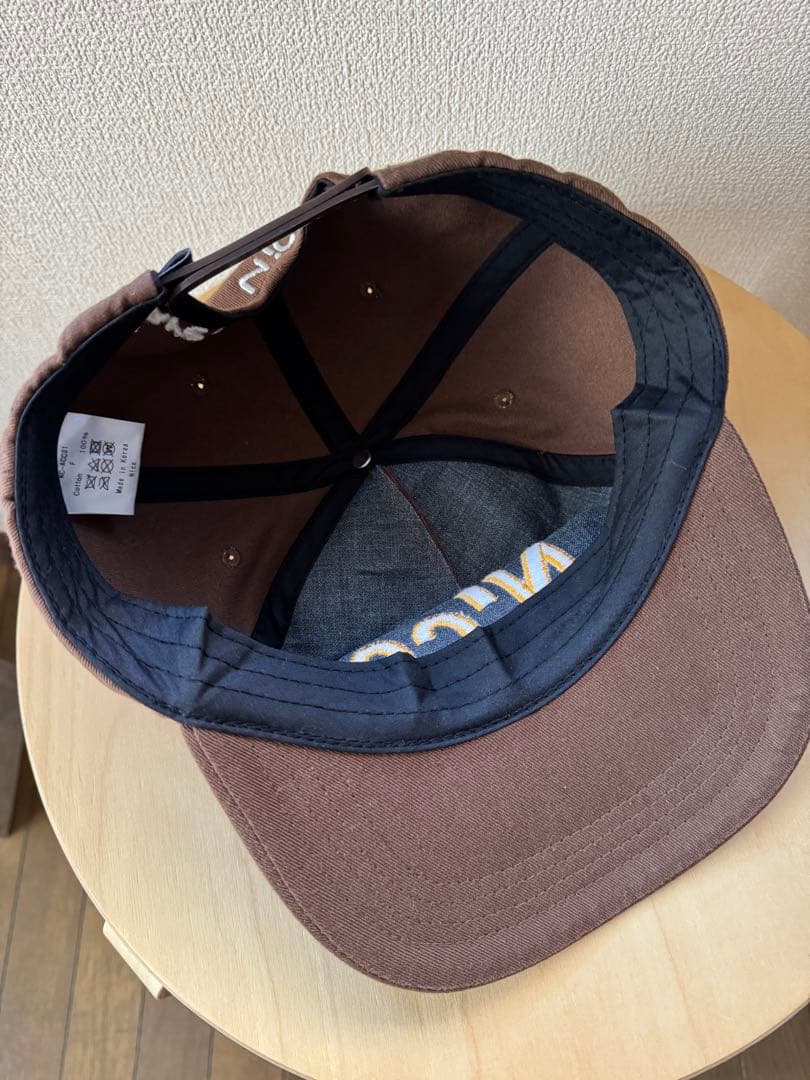 N!ce キャップ ブラウン