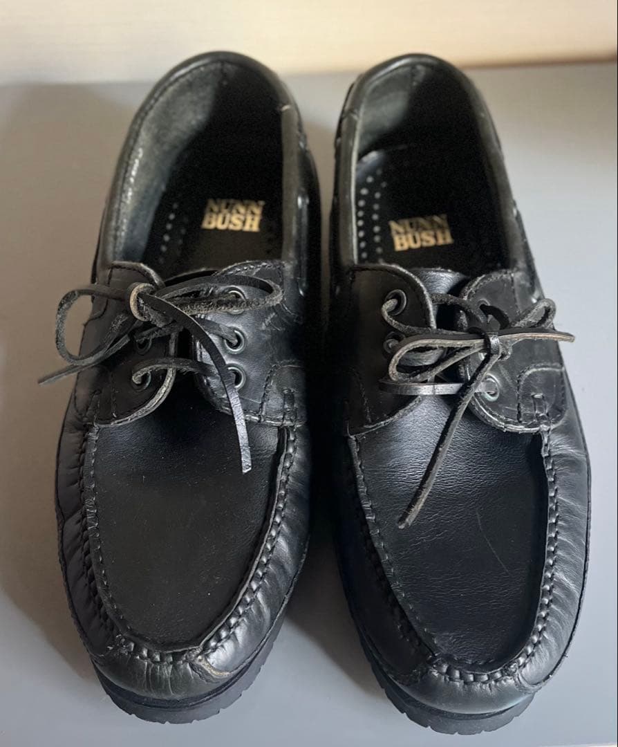 NUNN BUSH デッキシューズ革靴　OVY 美品モカシン　ティンバーランド