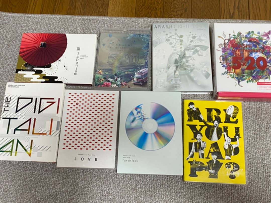 嵐 アルバム、DVD