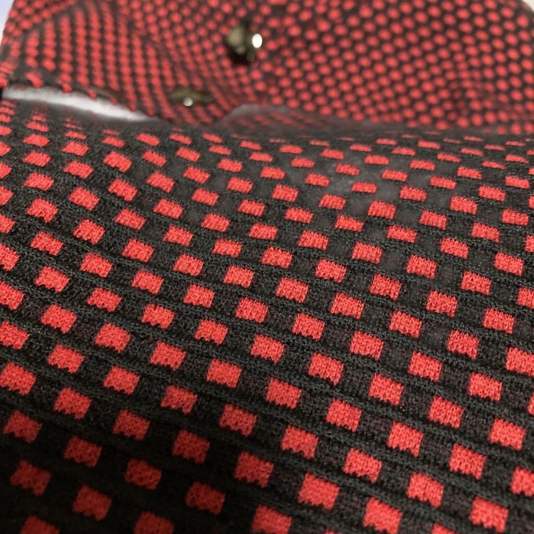 Christian Dior クリスチャン　ディオール赤と黒ワンピース　M
