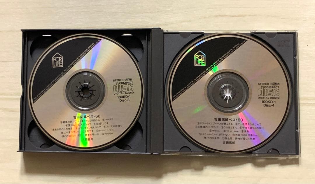 4枚組CD『吉田拓郎ベスト60』