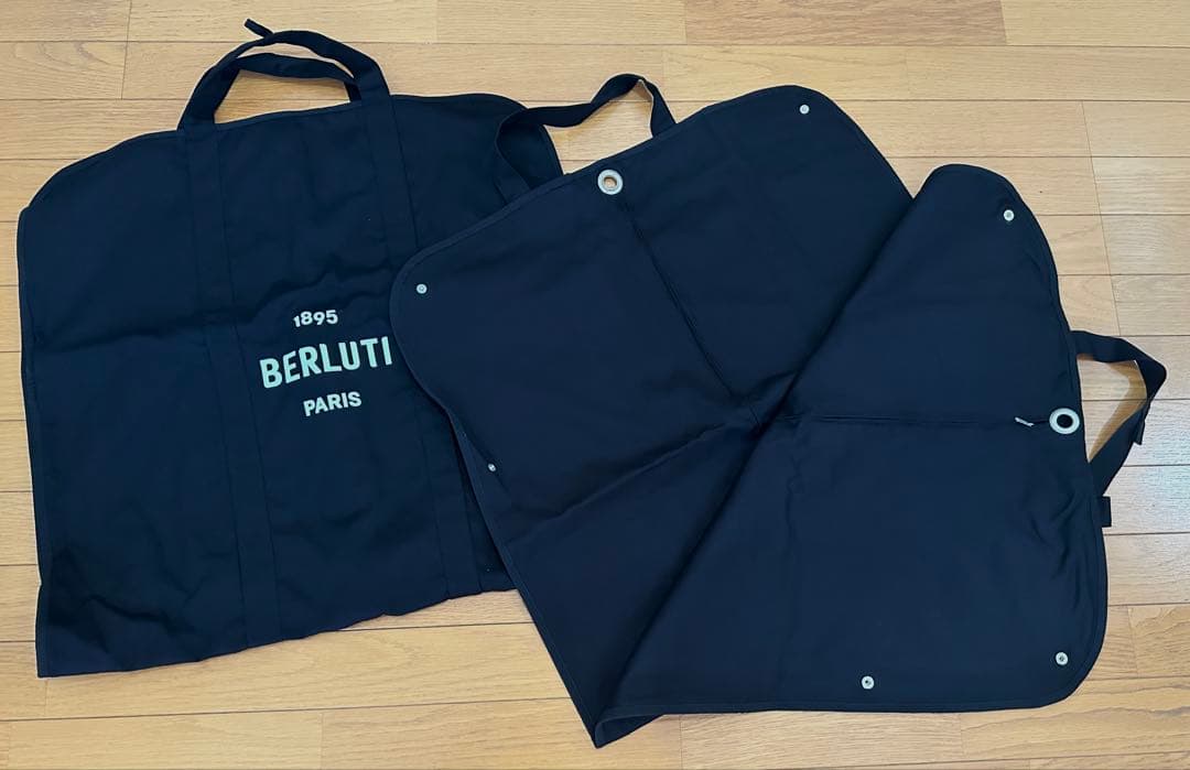 Berluti ブラック ガーメントバッグ スーツカバー 2つセット