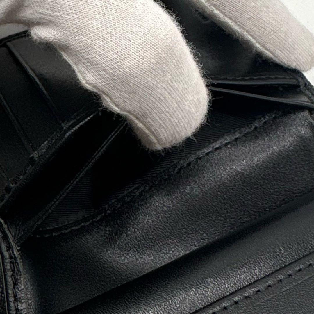 【美品】付属品完備 ヴィヴィアンウエストウッド レザー 二つ折り財布 オーブ