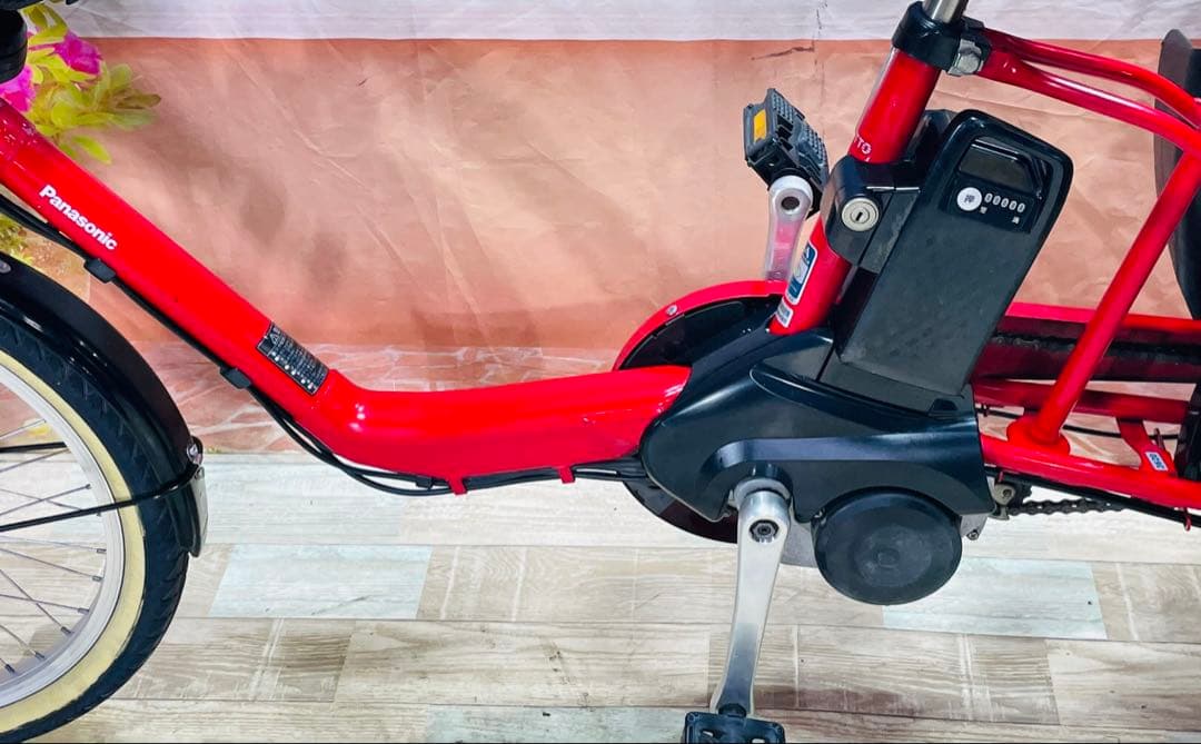 パナソニックギュット⭐️12AH！子供乗せ電動アシスト自転車Y3620