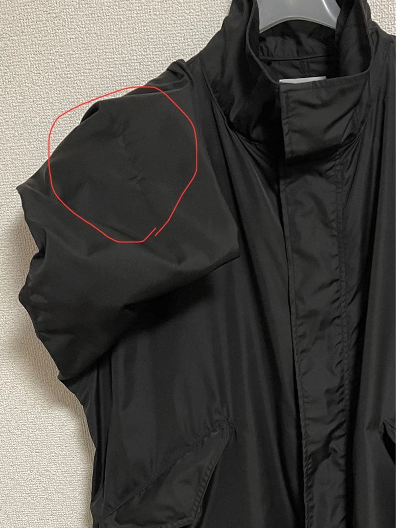 aton モッズコート黒( DYE NYLON)サイズ4