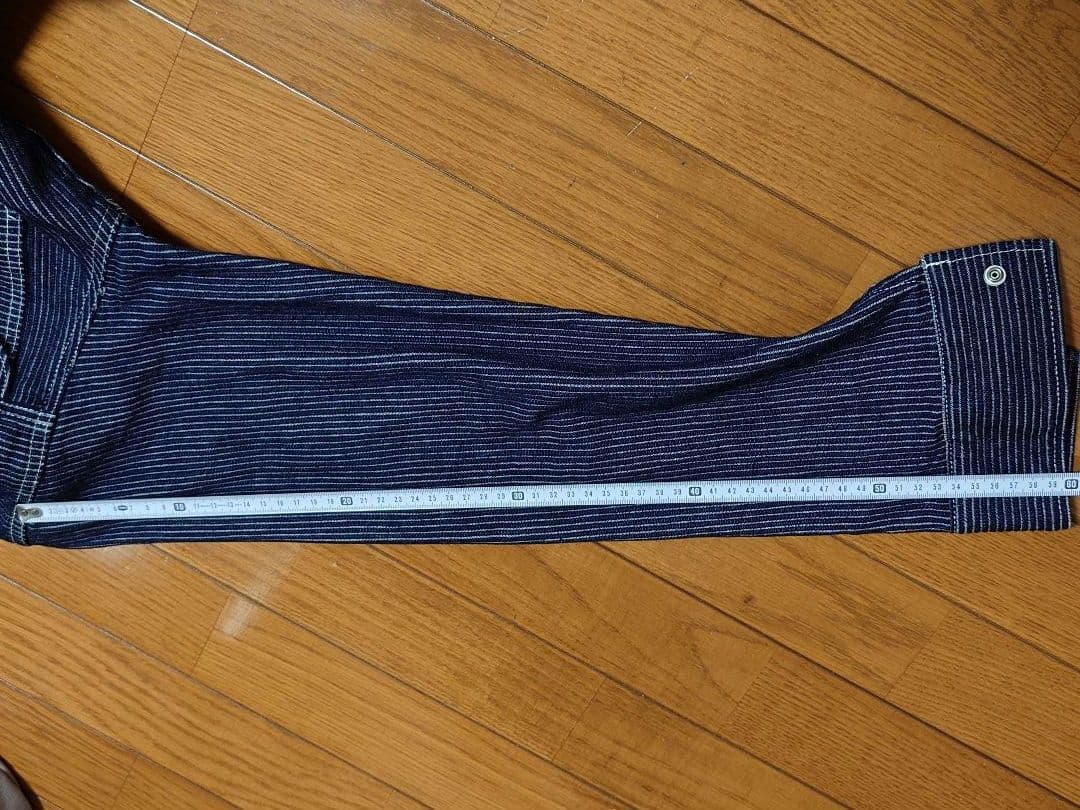 KOJIMA GENES 児島ジーンズ ストライプカバーオール Мサイズ