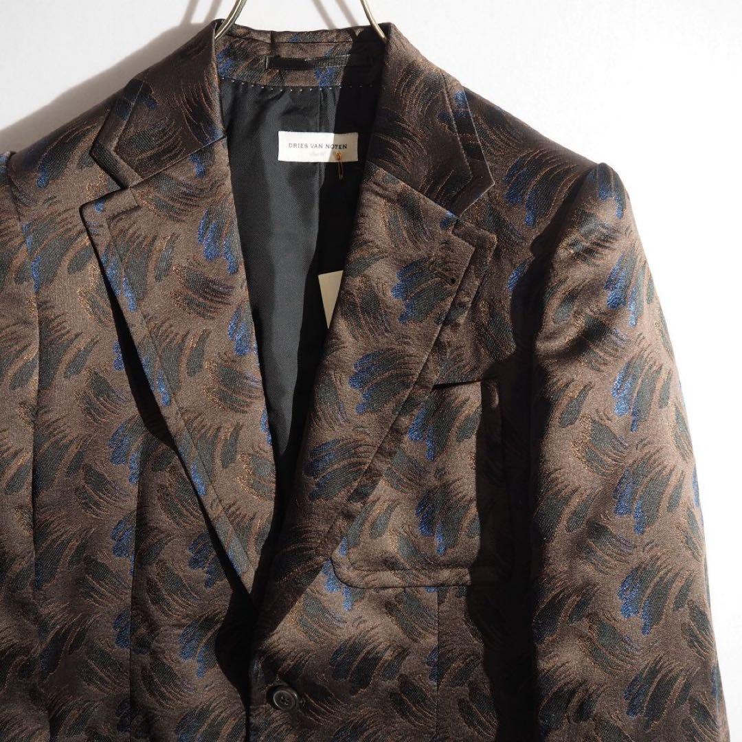 DRIES VAN NOTEN 23SS 総柄ジャケット　ドリスヴァンノッテン