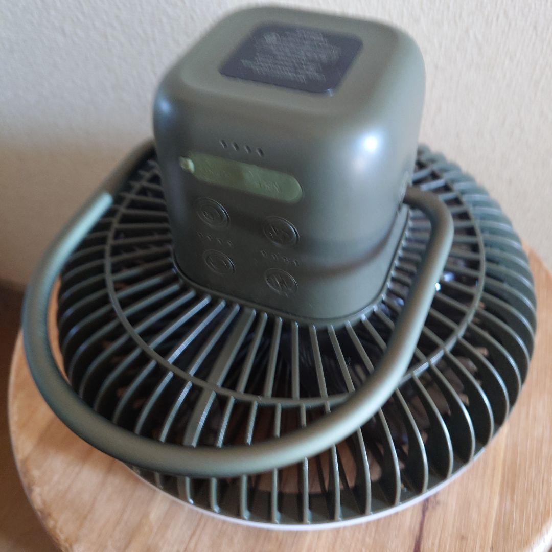 期間限定セール●hagoogi 扇風機 アウトドア 充電式 収納ケース付き