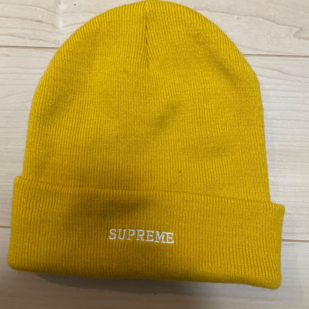 Nike Supreme ニット帽 イエロー