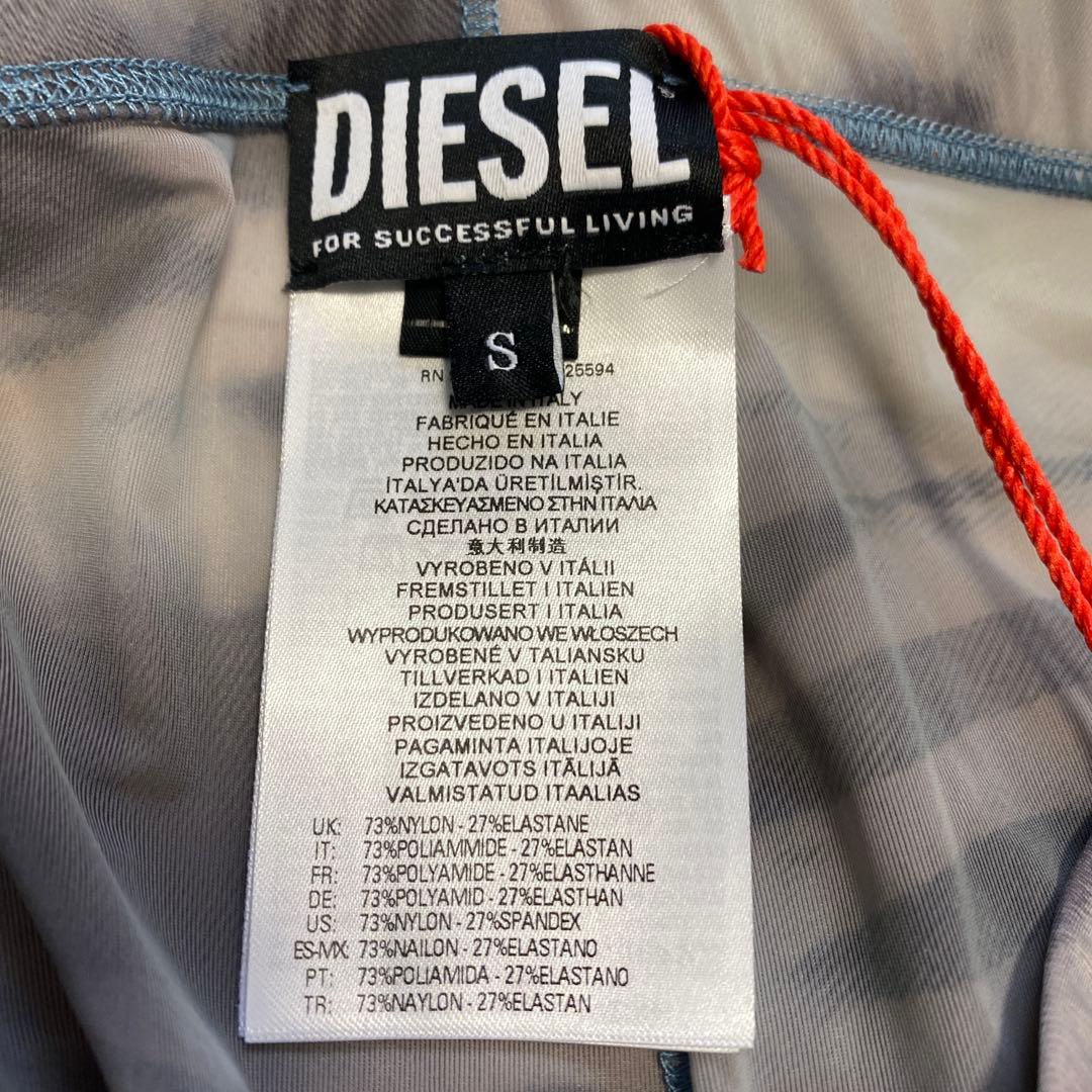 新品タグ付き DIESEL ディーゼル レディース カモフラージュ タイツ