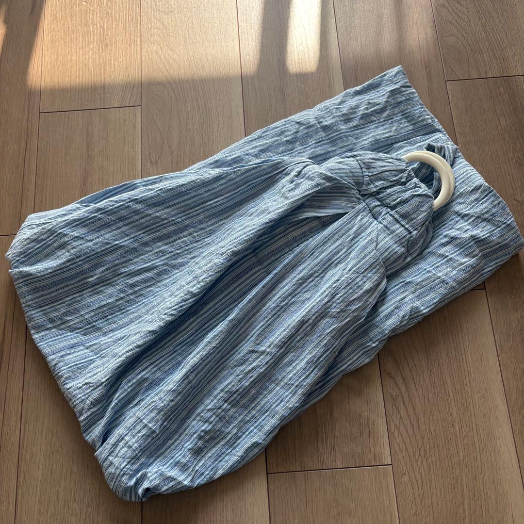 北極しろくま堂 キュットミー しじら織 水色 スリング