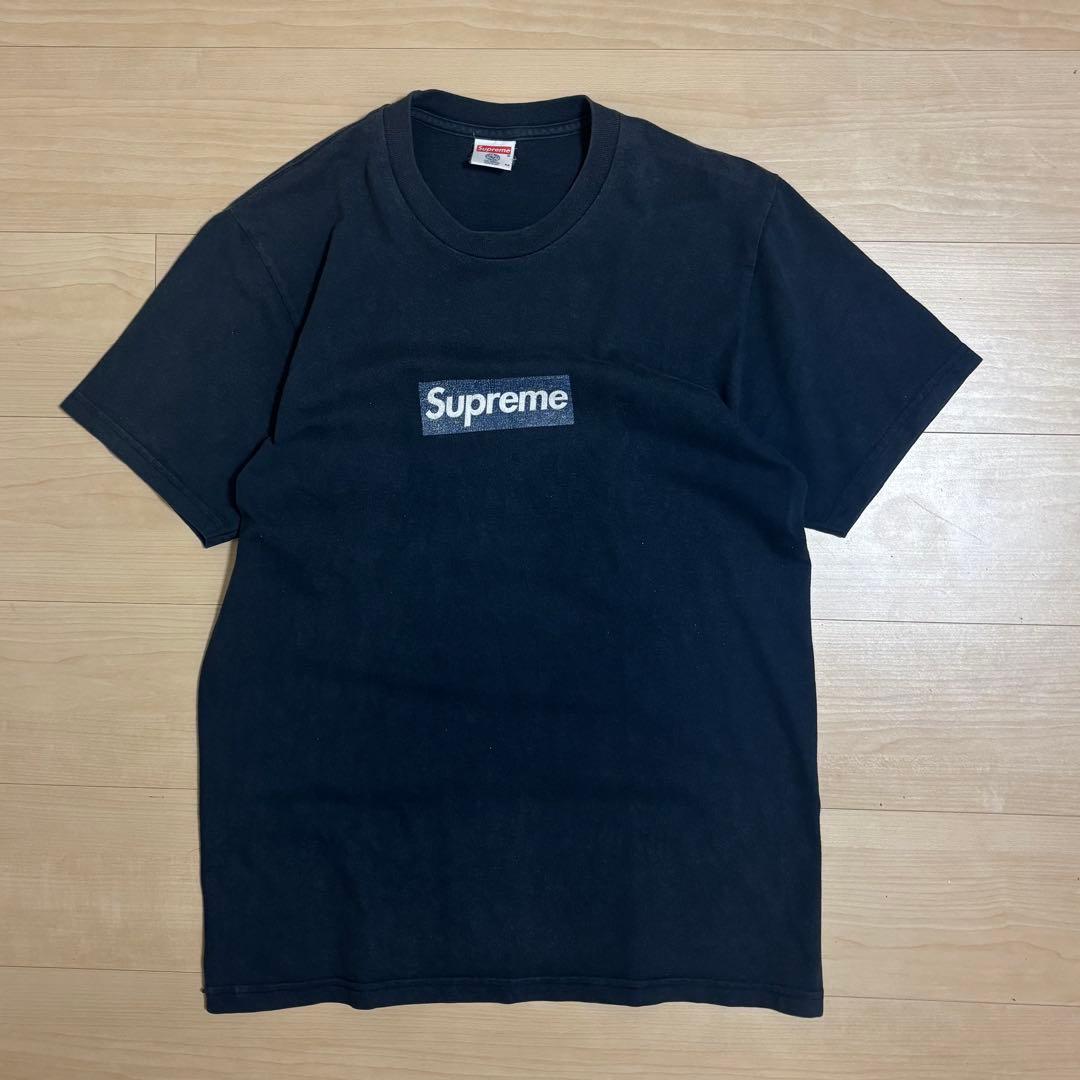 supreme Tシャツ　ヤンキースコラボ