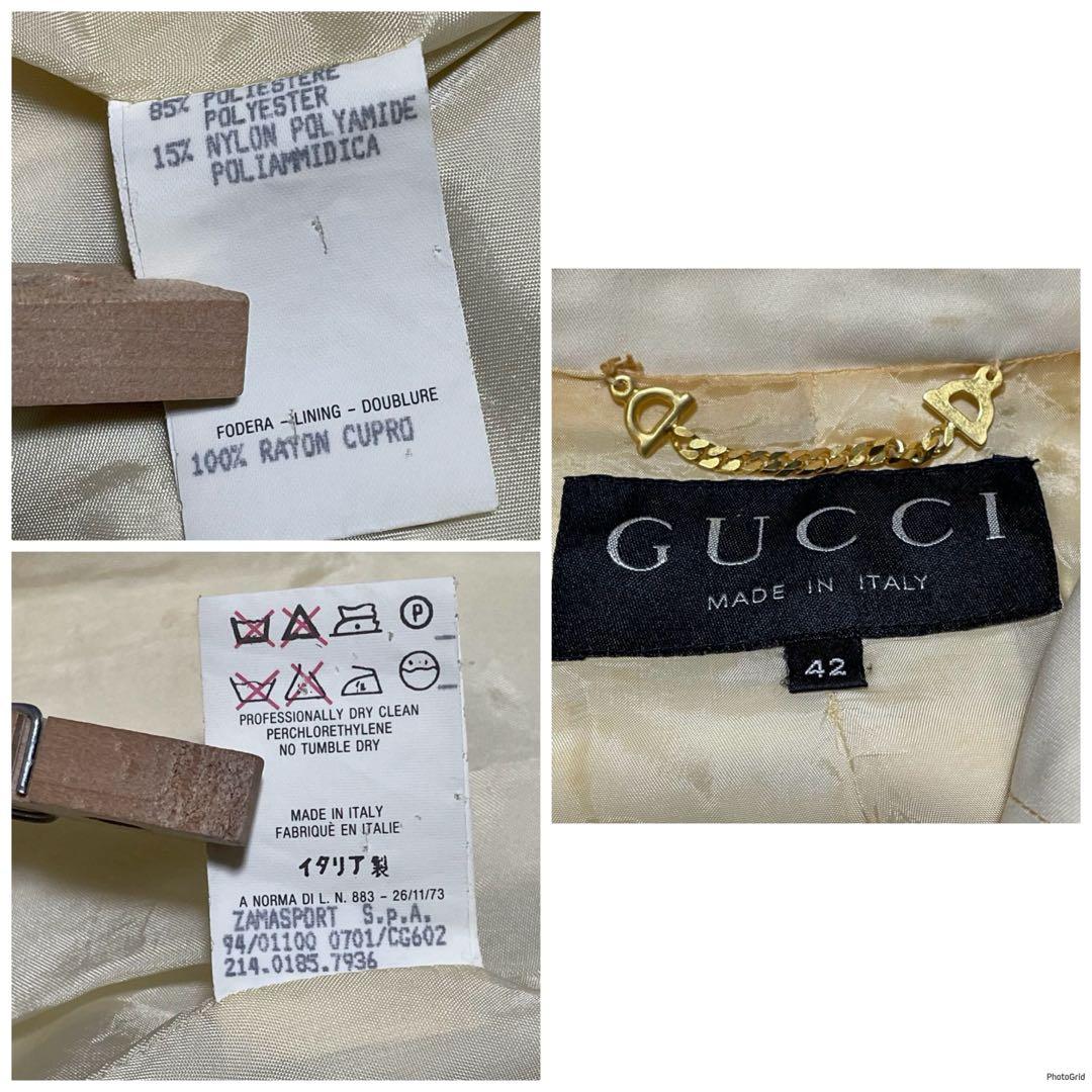 グッチ　GUCCI （42） ベルト付きダブルコート　トムフォード期　イタリア製