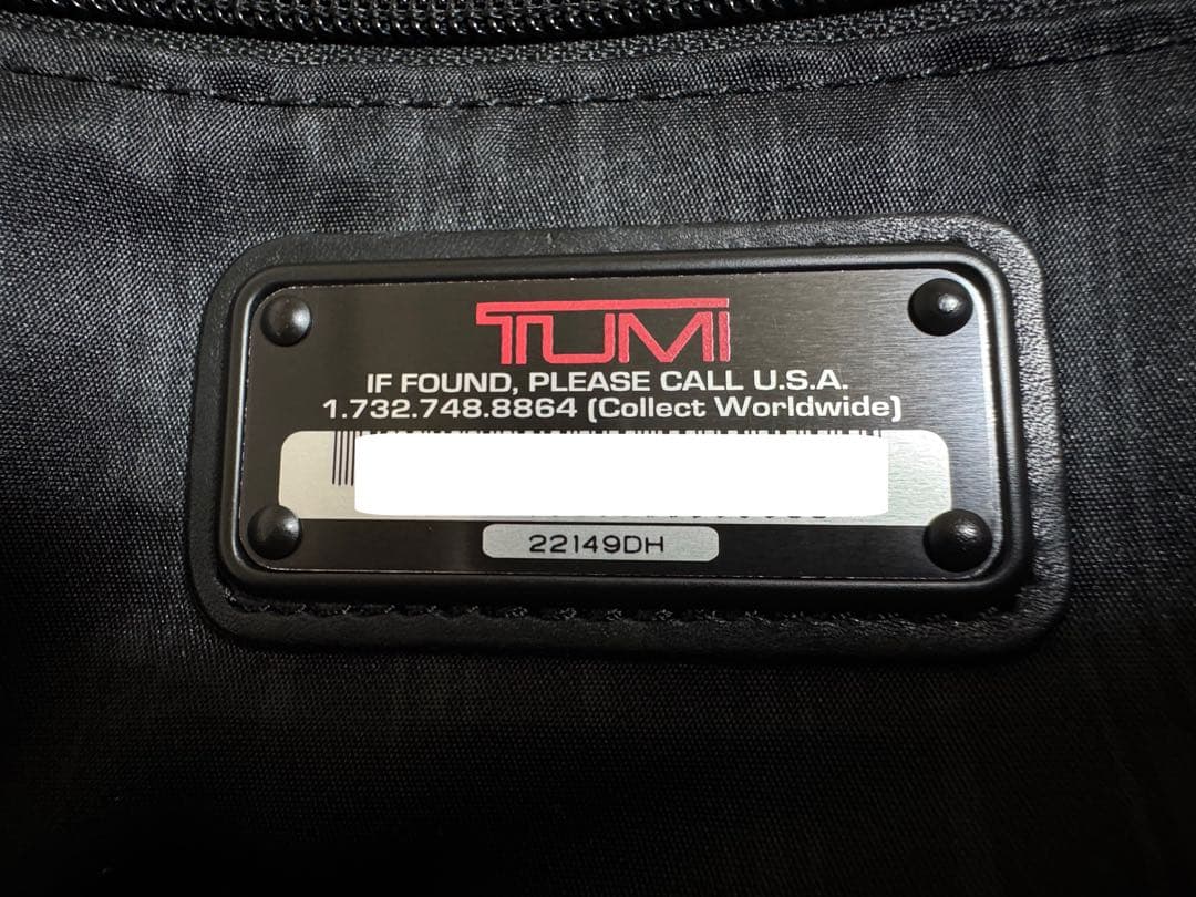 TUMI ボストンバッグ 22149DH