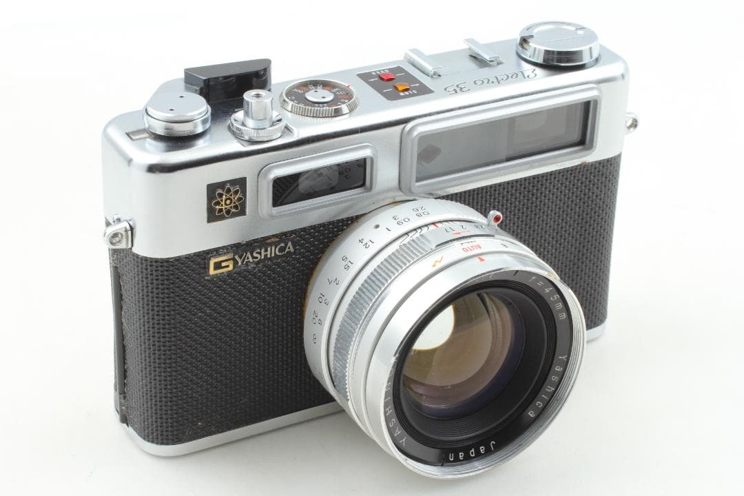 YASHICA Electoro35、コンバージョンレンズ2個、整備済み