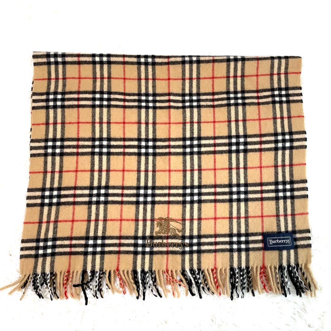 BURBERRY大判ストール　64cm×114cm ノバチェック