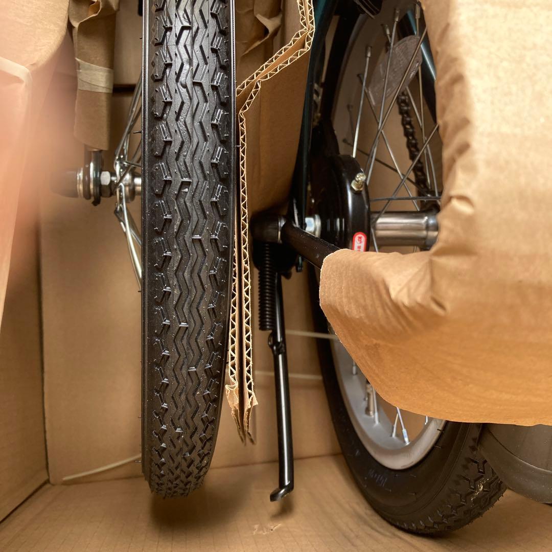CAPTAIN STAG　 20インチ　折りたたみ自転車 ライト、カゴ、鍵付き