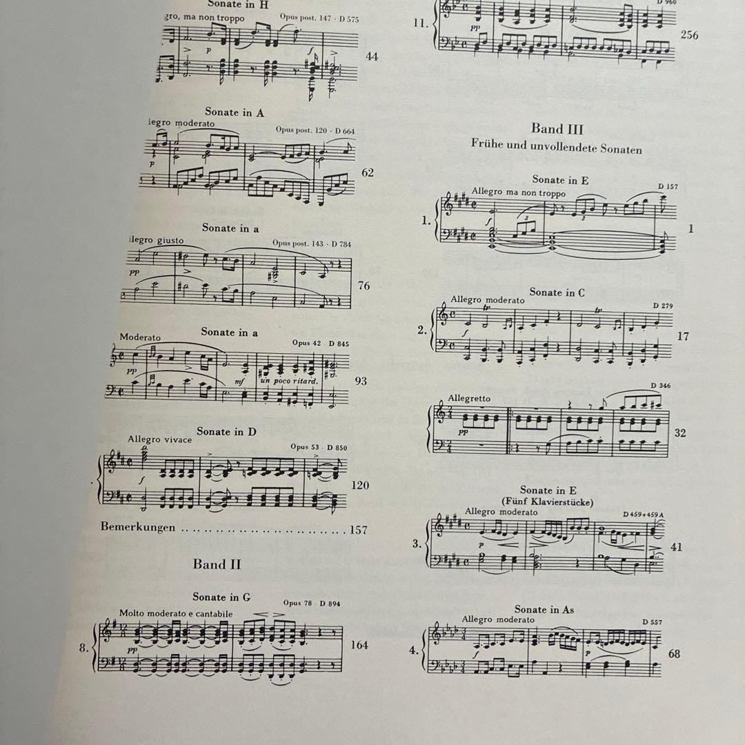 シューベルト ピアノソナタ集 第3巻　HENLE <原典版>