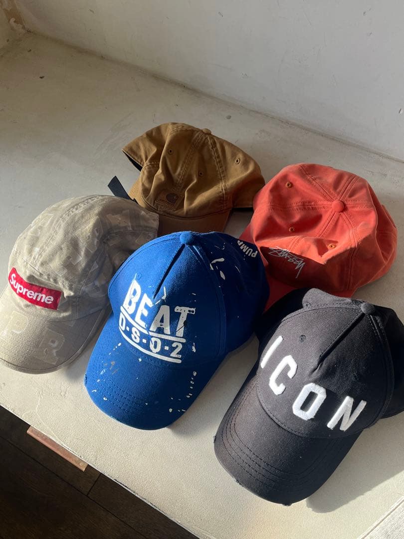【極美品】DSQUARED2 •carhartt•supreme等キャップ5点
