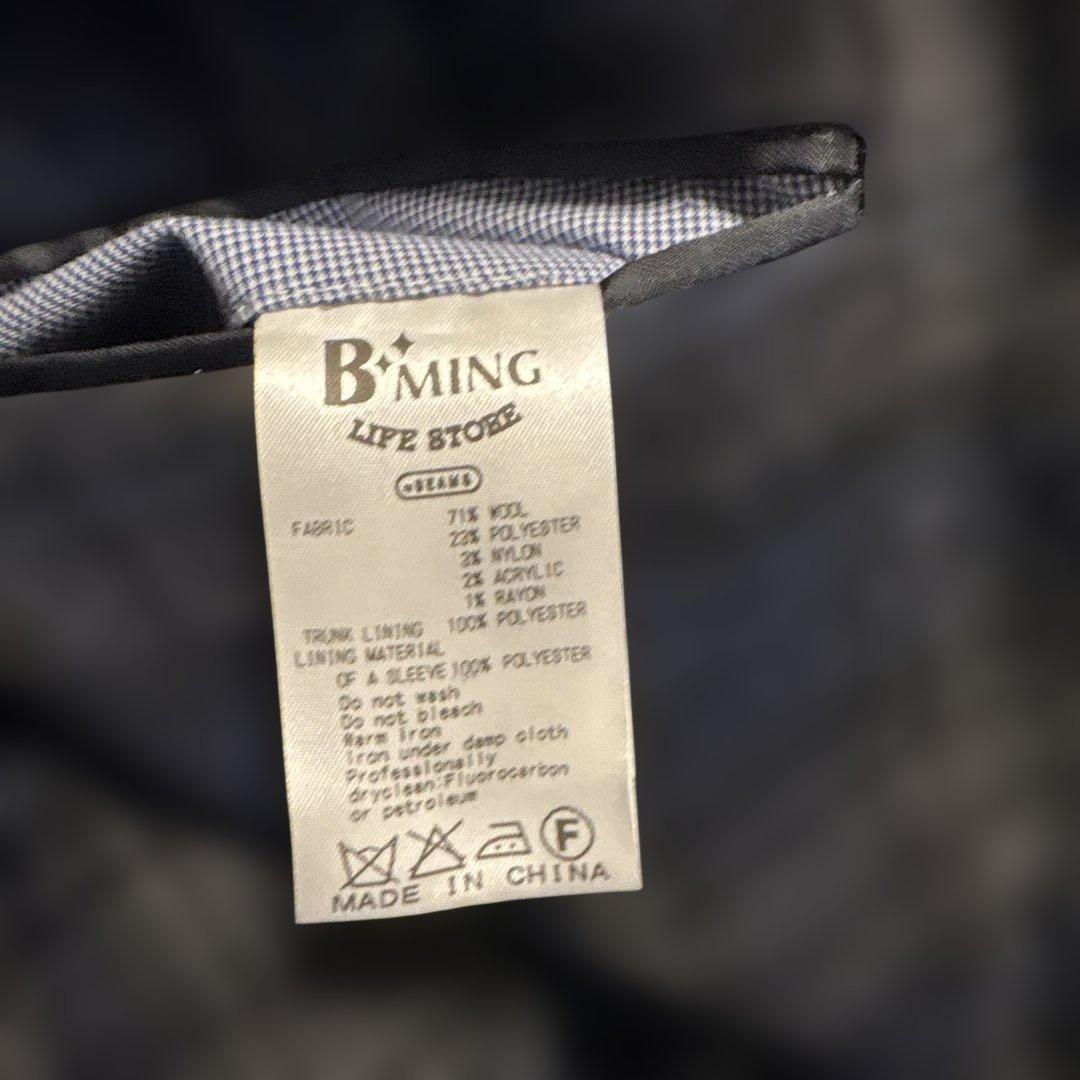 B'MING LIFE STORE チェック柄ジャケット サイズ50