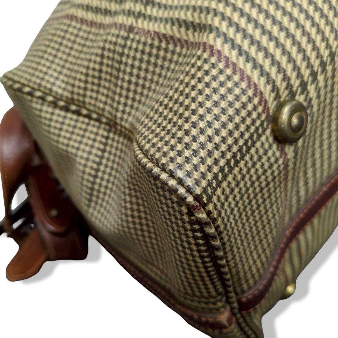 POLORALPHLAUREN 2way BOSTONBAG 千鳥格子　y2k