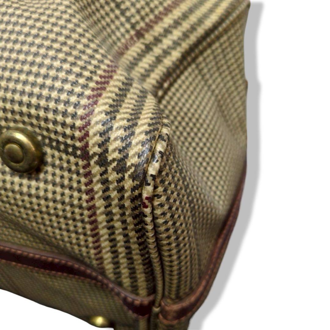 POLORALPHLAUREN 2way BOSTONBAG 千鳥格子　y2k