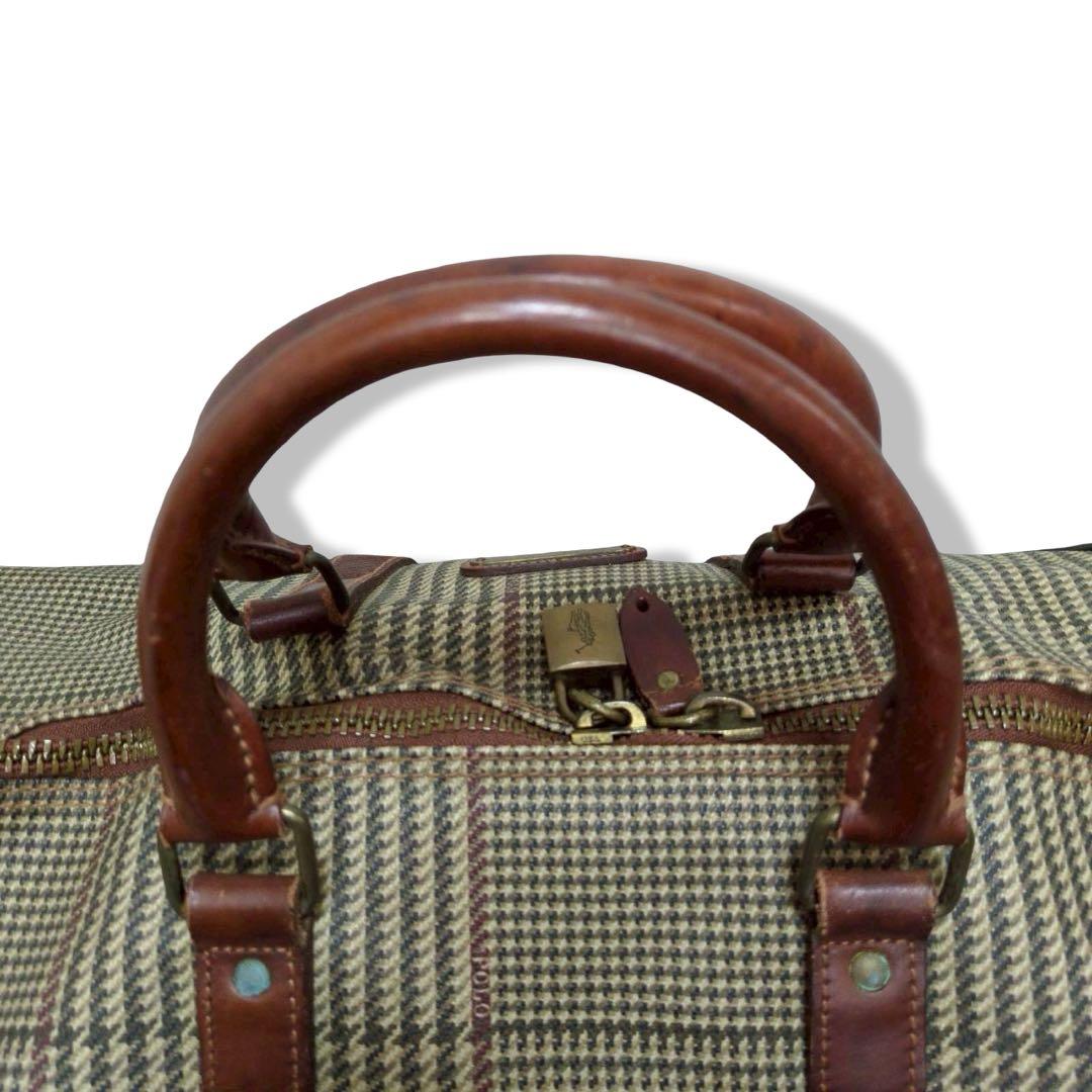 POLORALPHLAUREN 2way BOSTONBAG 千鳥格子　y2k