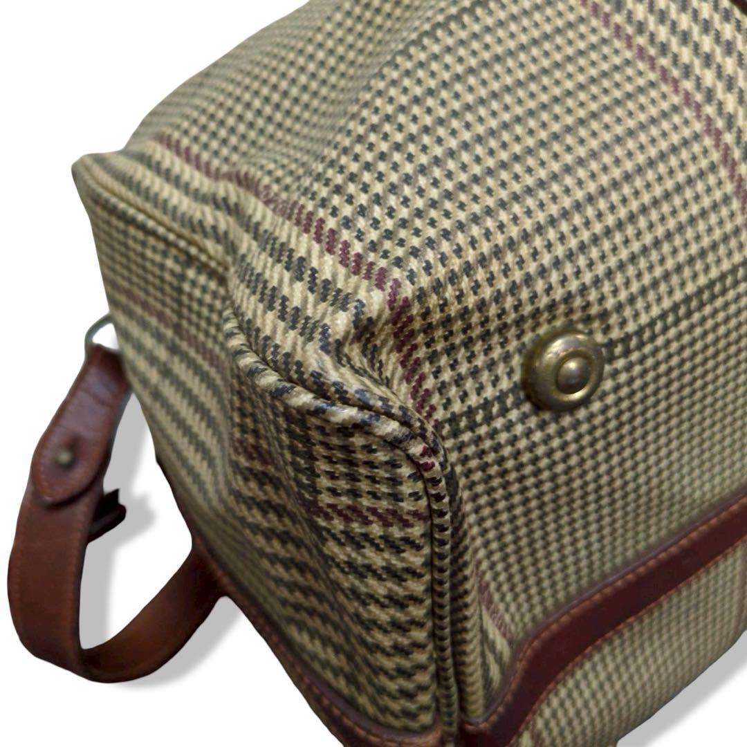 POLORALPHLAUREN 2way BOSTONBAG 千鳥格子　y2k