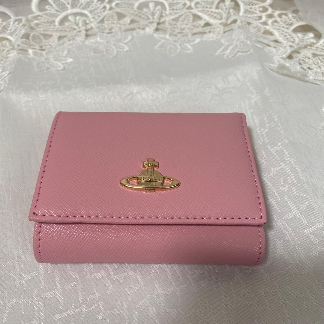 【依頼限定価格】Vivienne Westwood 三つ折り財布 ピンク