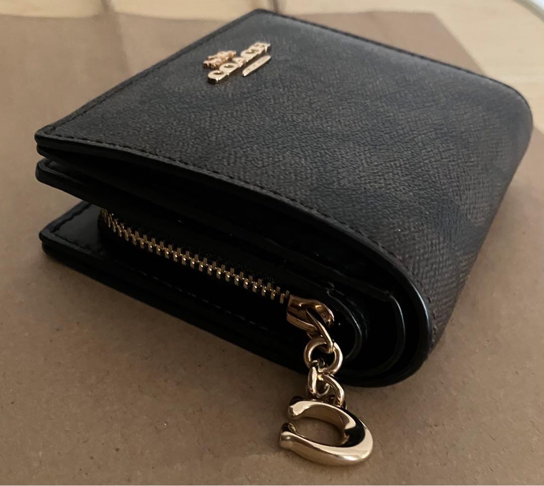 ♡コーチ♡2つ折り財布♡ブラウン美品な中古♡