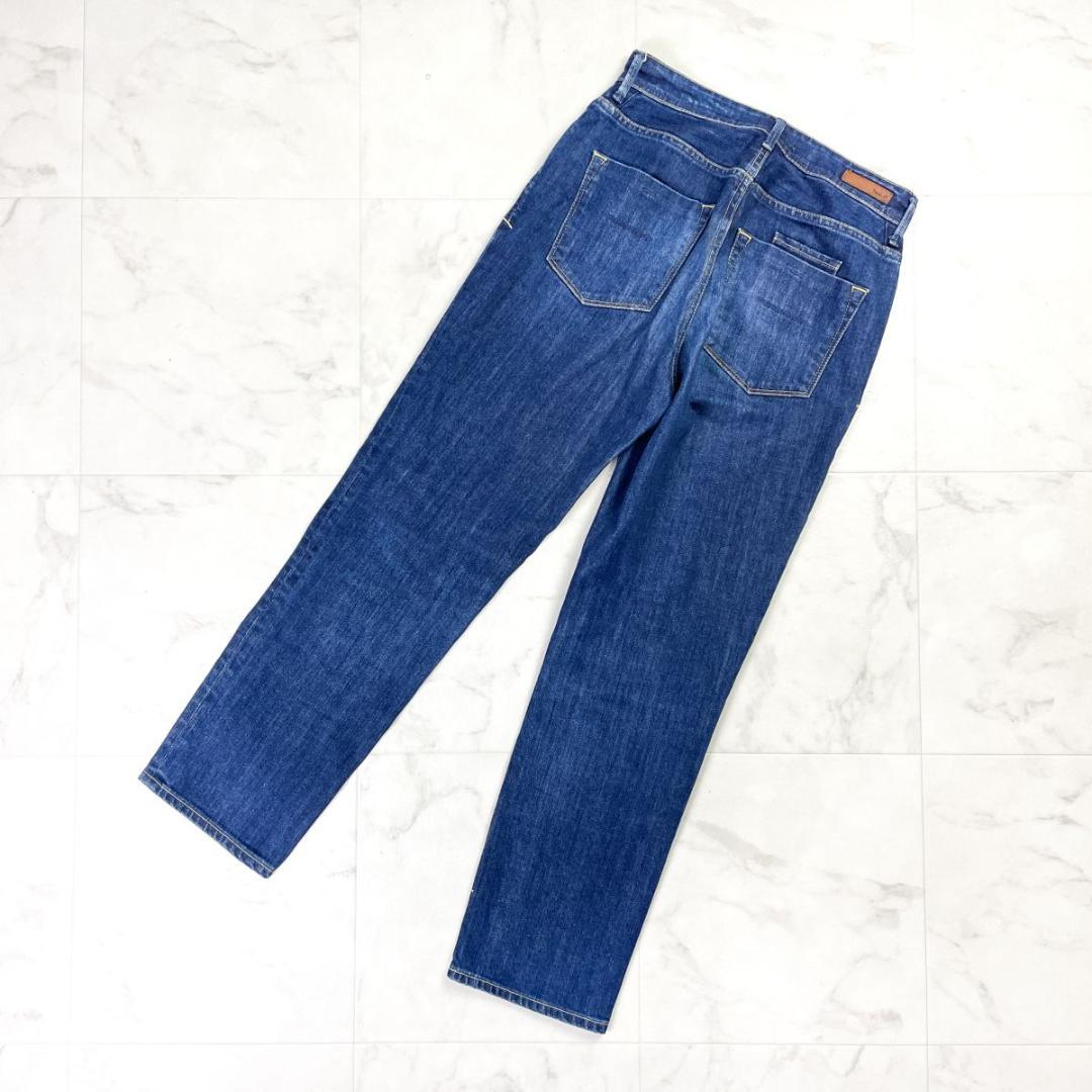 YANUK ハイウエストストレッチデニムパンツ インディゴ サイズ26*MD70