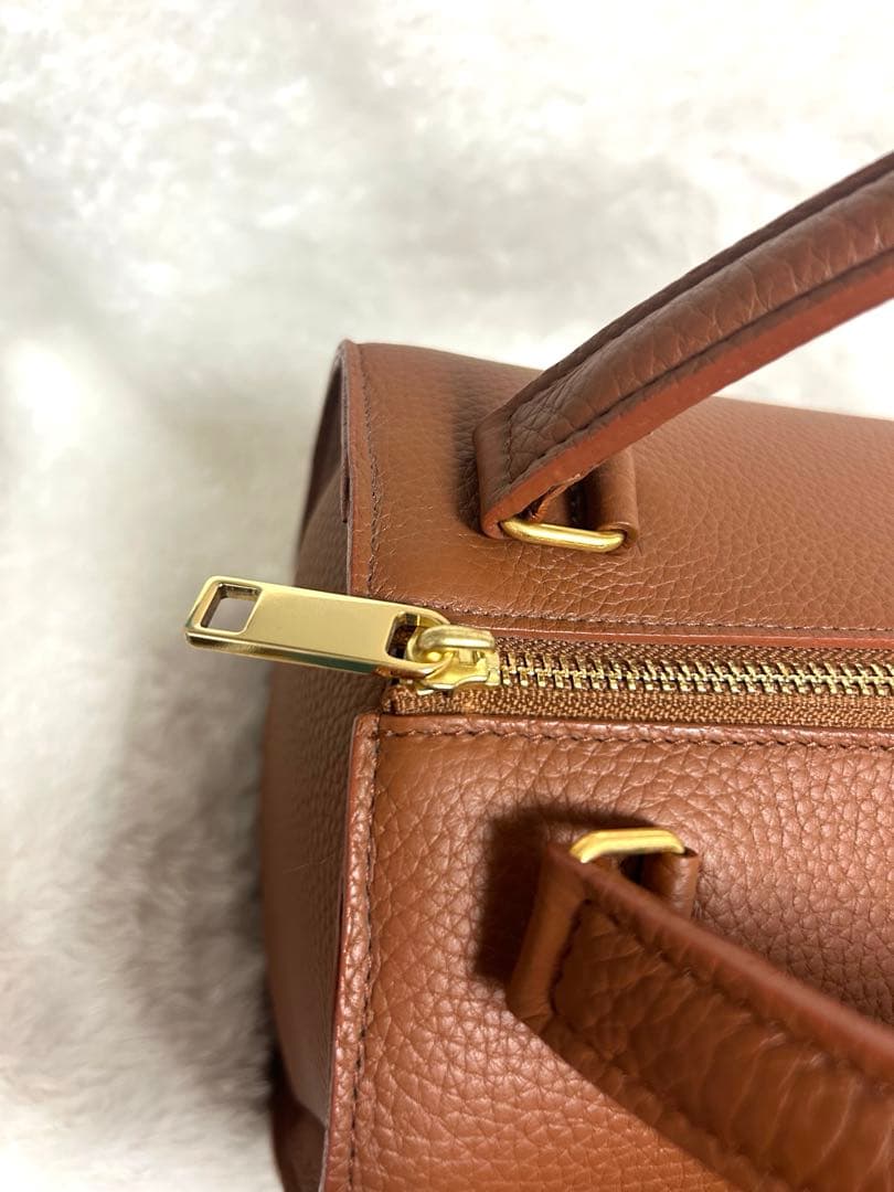 【はな】chiiiibag ボストン　キャメル