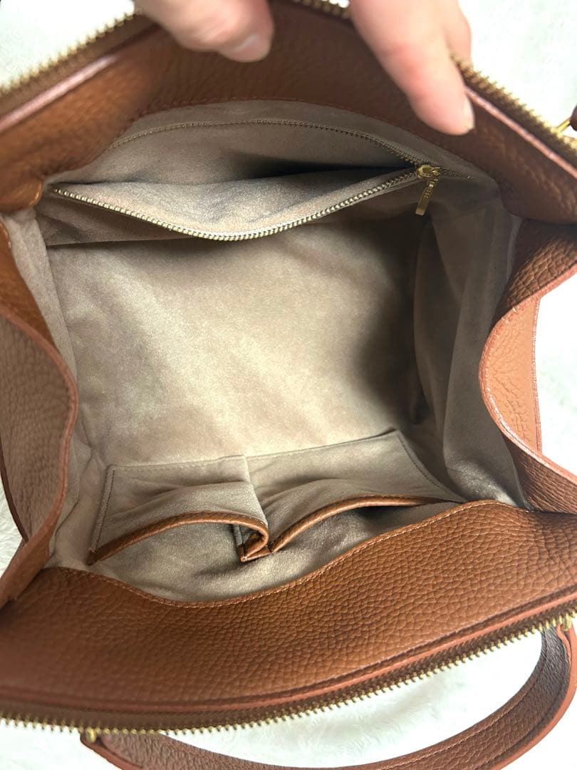 【はな】chiiiibag ボストン　キャメル