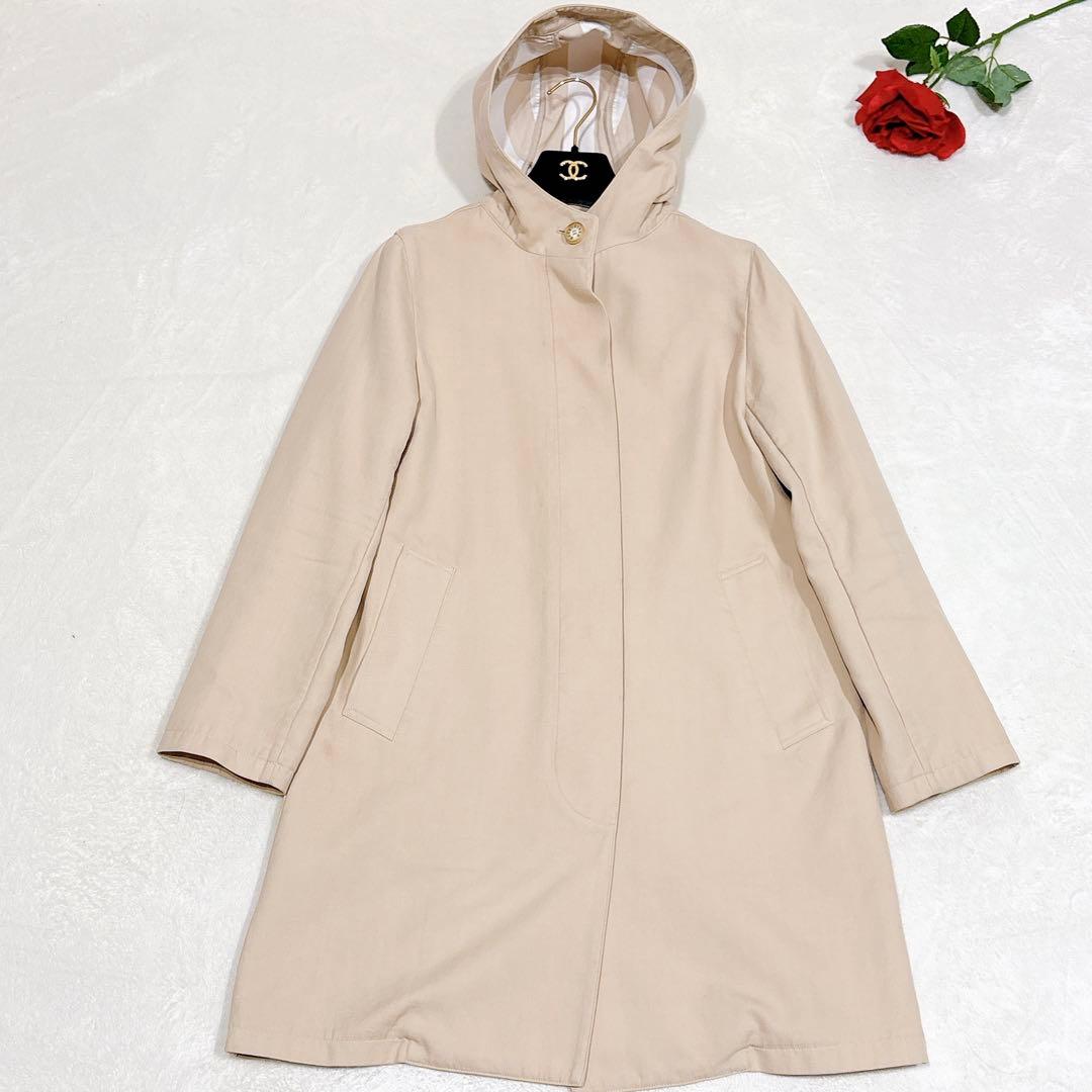 新品同様✨　マッキントッシュ　ロンドン　フーデットコート　38 ベージュ