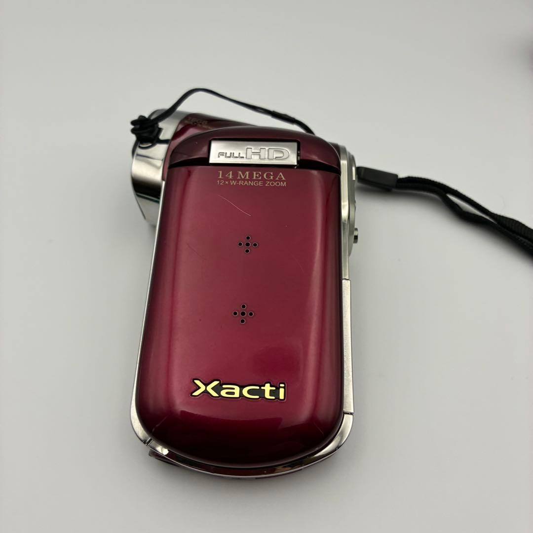 美品 SANYO XACTI DMX-CG110 デジタルムービーカメラ ワイン