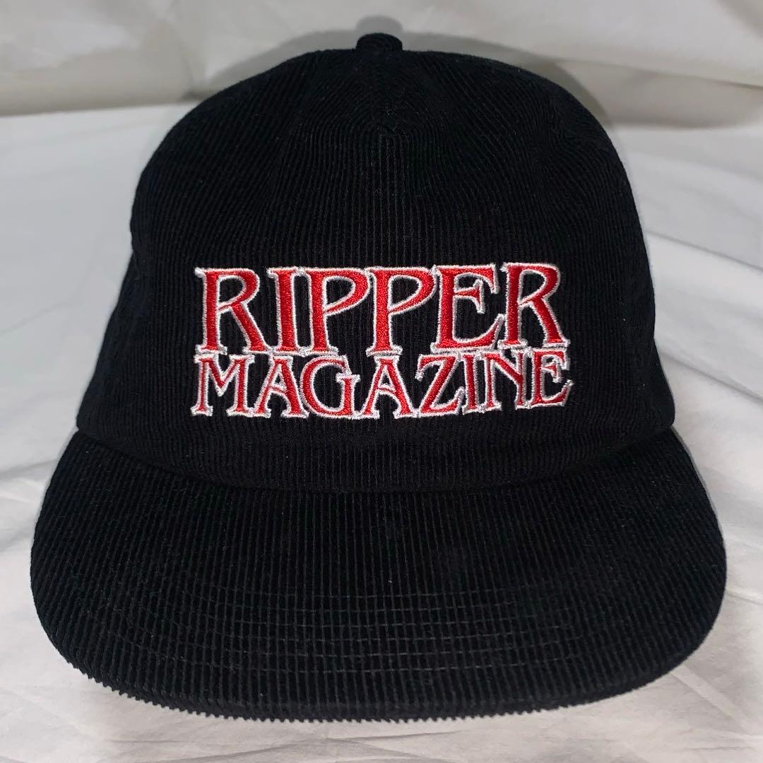 RIPPER MAGAZINE リッパーマガジン コーデュロイ ロゴ キャップ